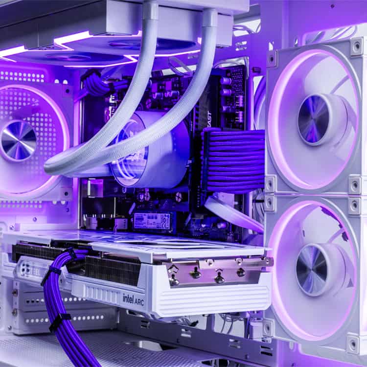 Fialový PSU kabel UltraComp