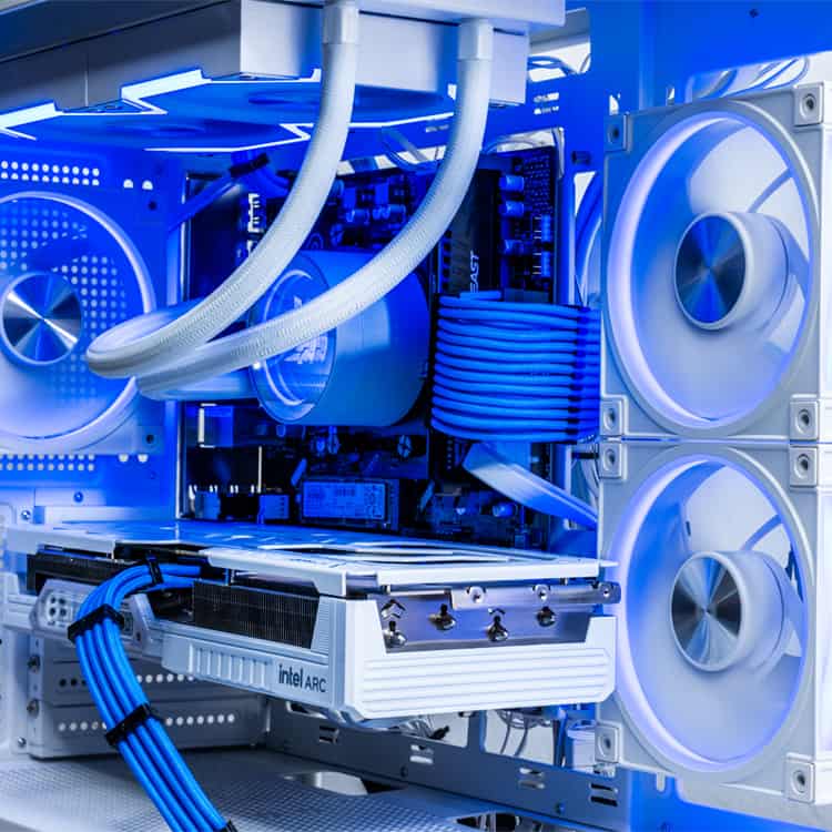 Modrý PSU kabel UltraComp